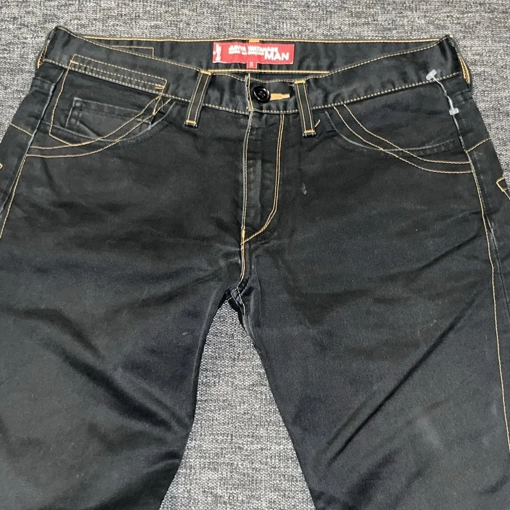 Comme Des Garcons Junya Watanabe MAN X Levi's Jeans Mens 30x26 Black WG-P016